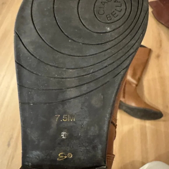 Leather Riding Boots 7.5 - Picture 3 of 3